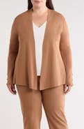 AK ANNE KLEIN Open Front Cardigan