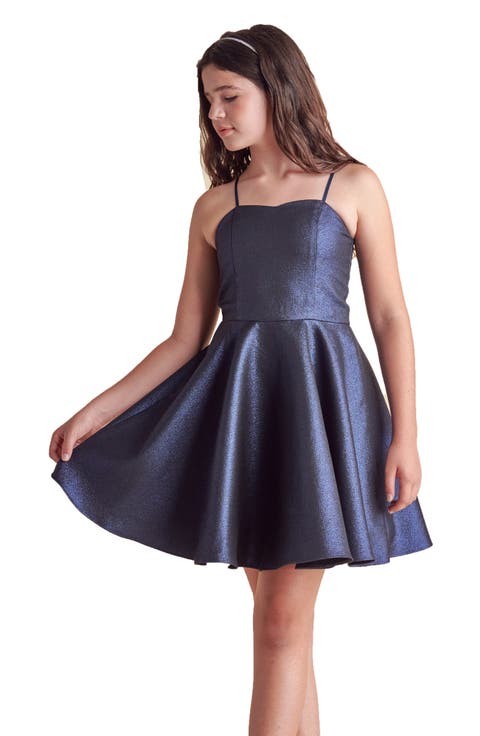 Fit and Flare Party Dress in Longer Length
