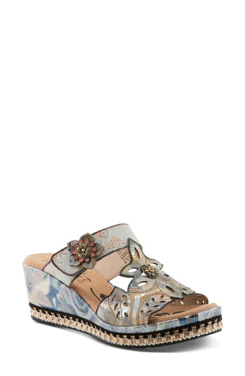 L'artiste By Spring Step Coverup Wedge Sandal In Ice