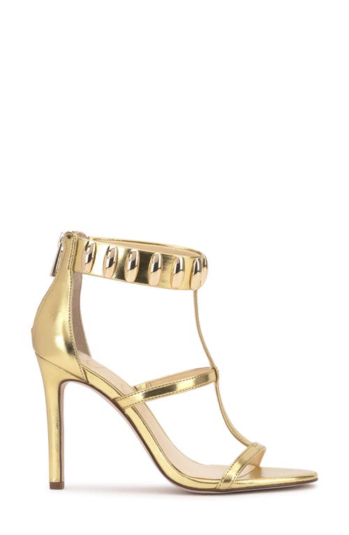 Jessica Simpson Junia Ankle Strap Sandal In Gold