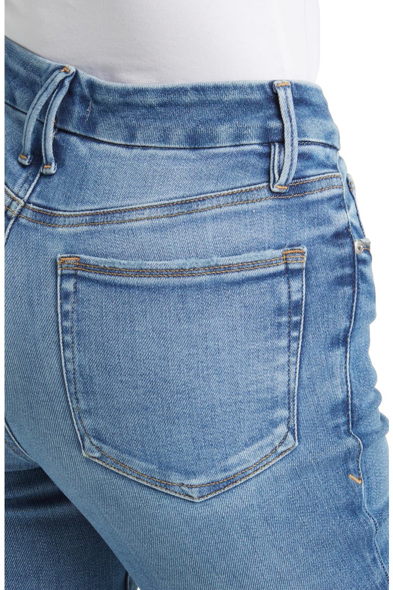 Good Legs Crop Mini Bootcut Jeans, Alternate, color, INDIGO521