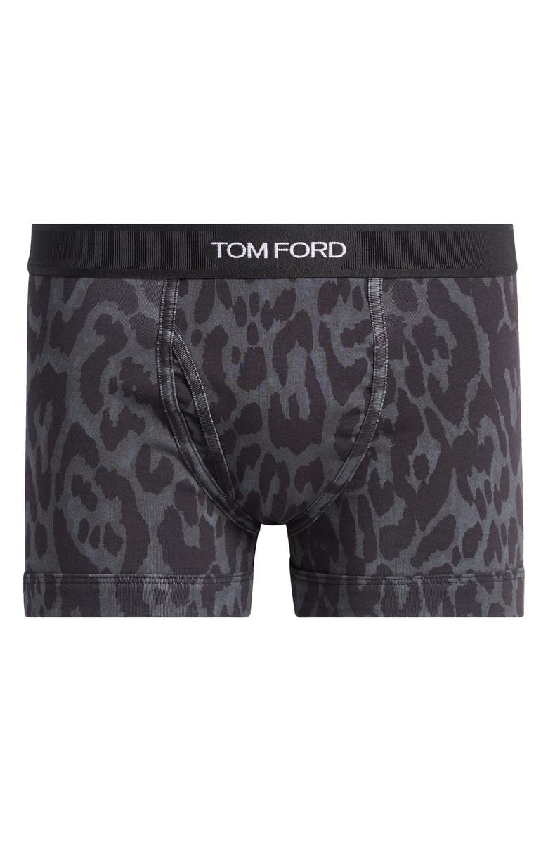 TOM FORD Cheetah Print Stretch Cotton Jersey Boxer Briefs, Alternate, color, 