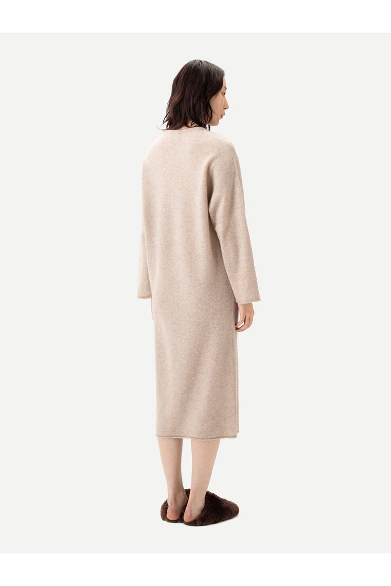 Long Cashmere Sweater Dress, Alternate, color, warm grey