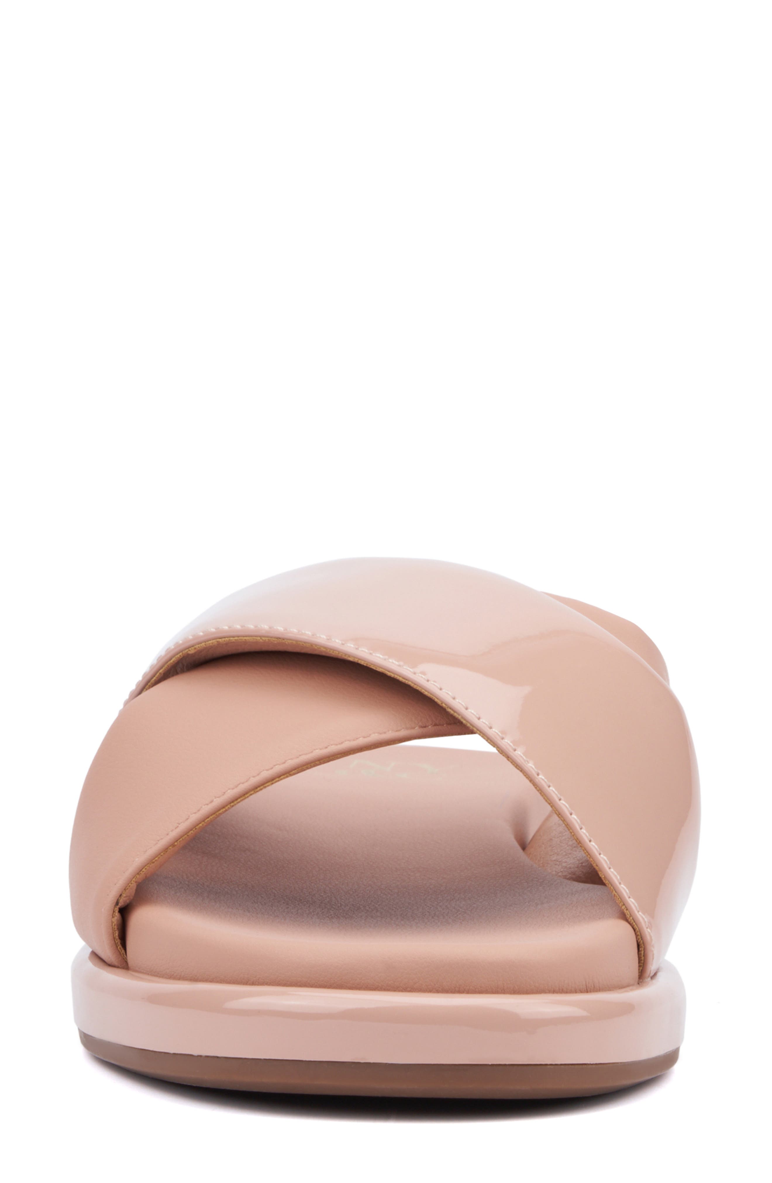 NEW YORK AND COMPANY Geralyn Slide Sandal, Alternate, color, Beige