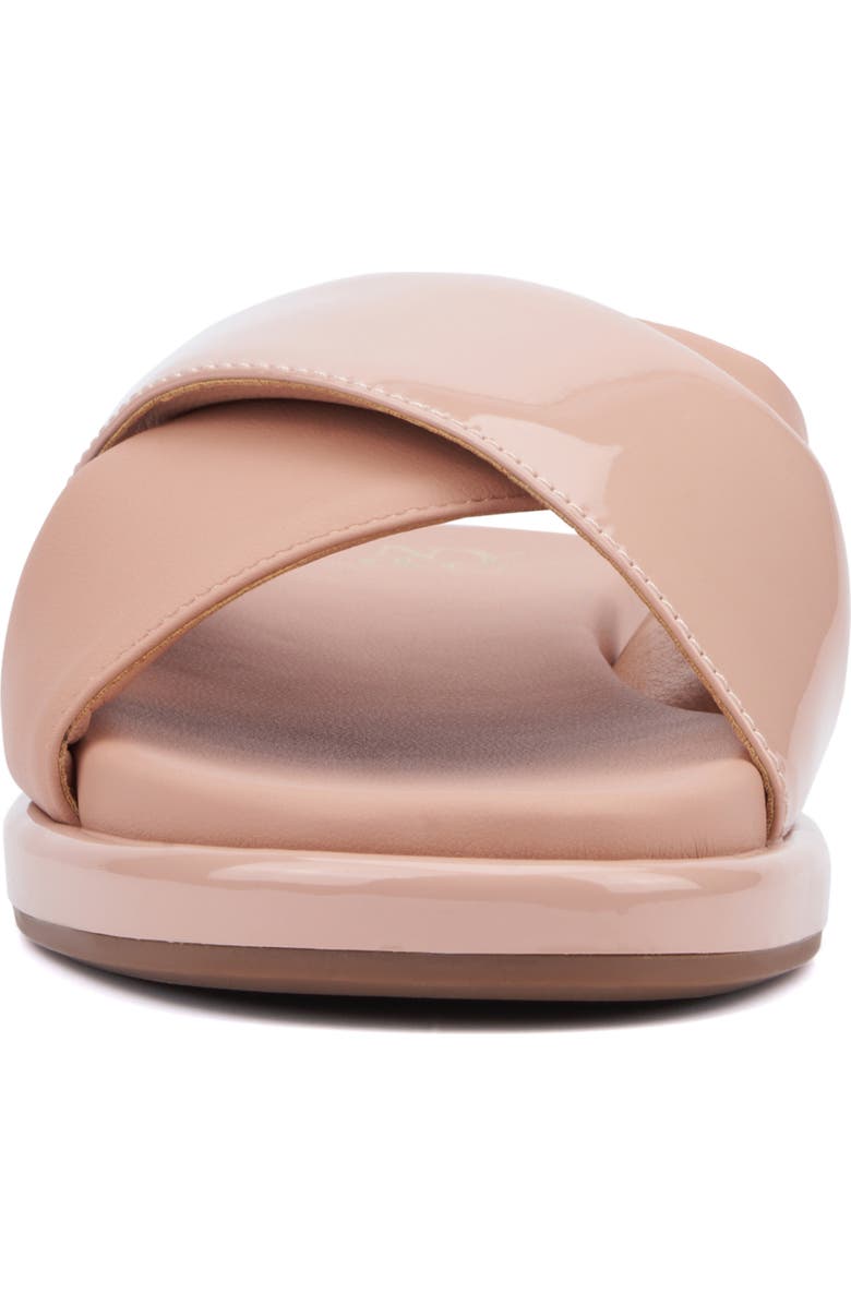 NEW YORK AND COMPANY Geralyn Slide Sandal, Alternate, color, Beige