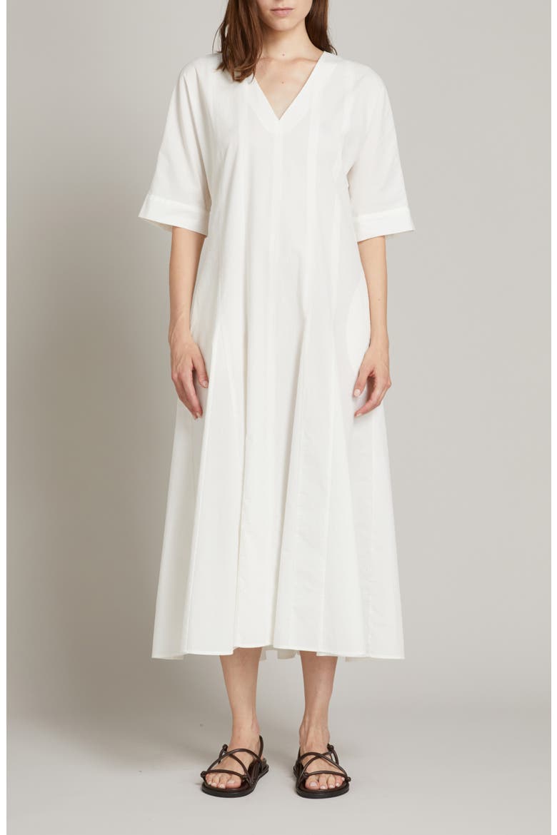 Panino Cotton Maxi Dress, Main, color, OPTICAL WHITE
