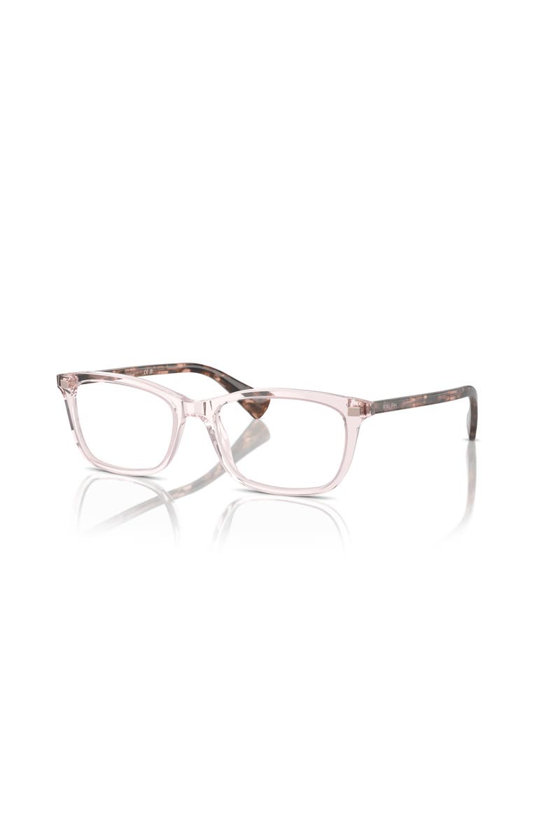 RALPH 51mm Rectangle optical glasses, Main, color, Pink
