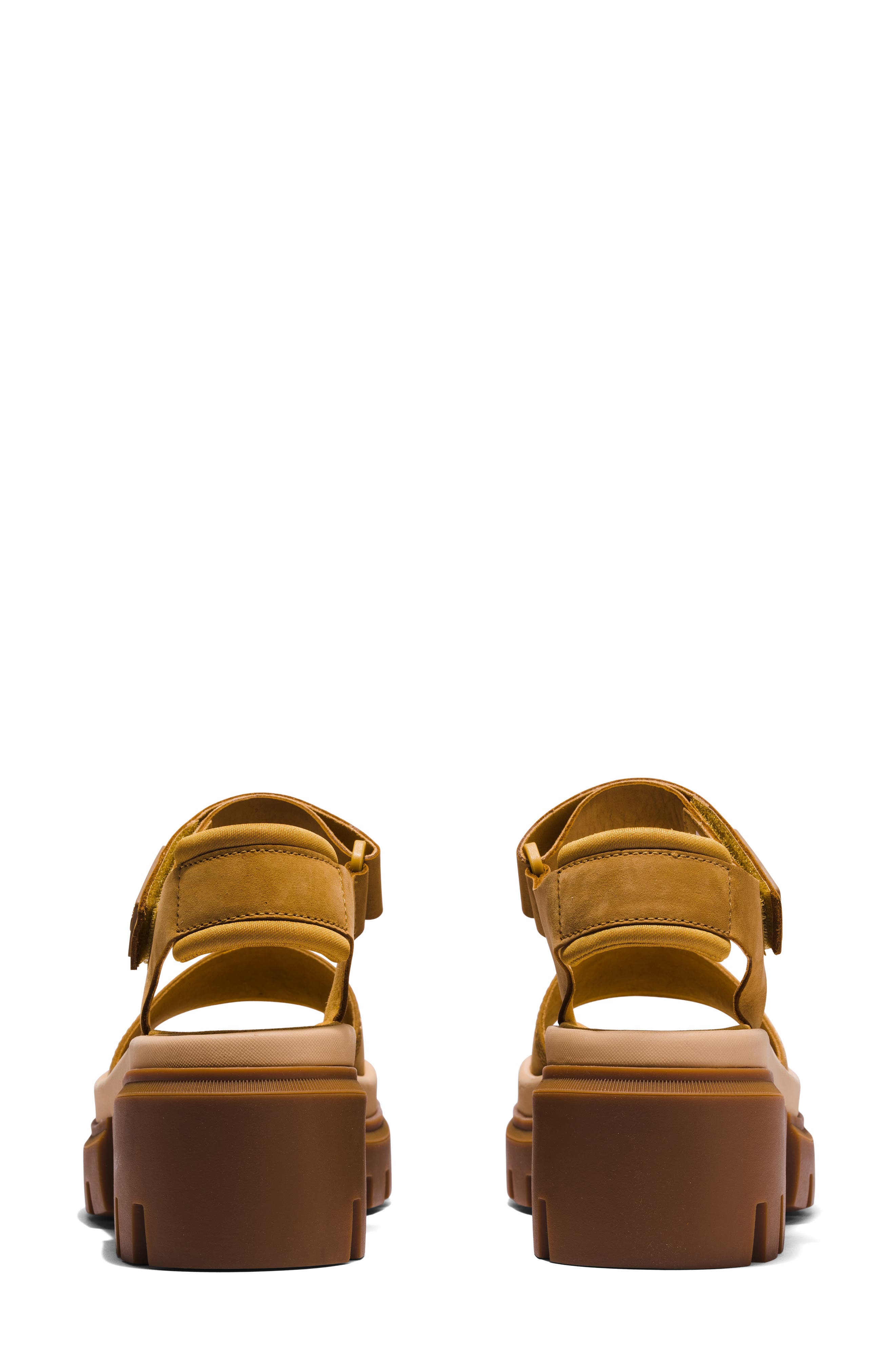 Everleigh Platform Sandal, Alternate, color, WHEAT NUBUCK