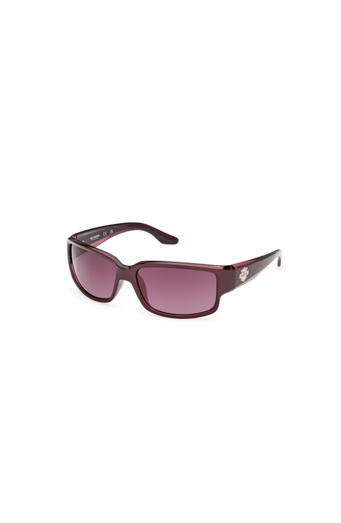 Logo Temple Rectangular Sunglasses