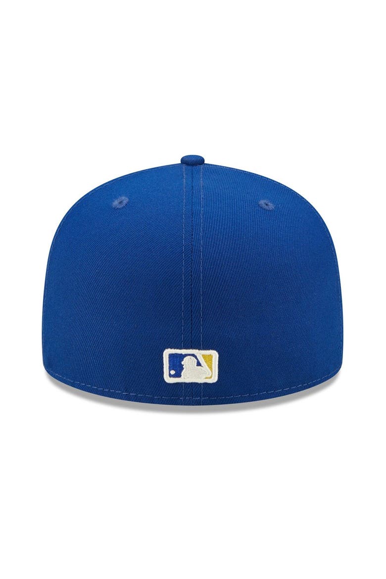 Men's New Era Royal Chicago Cubs 2016 World Series Champions Citrus Pop UV 59FIFTY Fitted Hat, Alternate, color, Royal
