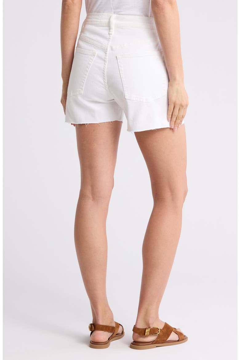 Retro Cut Off Shorts, Alternate, color, WHITE