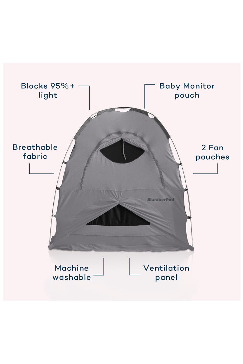 Blackout Sleep Tent & Portable Fan Set (Nordstrom Exclusive Color), Alternate, color, GRAY