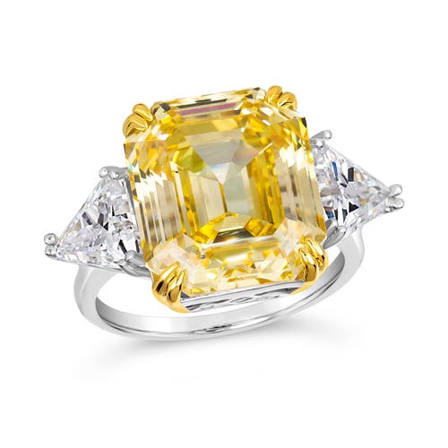 Anna Zuckerman Malibu 10 Carat Diamond Crystalline Ring In Canary Yellow Crystalline