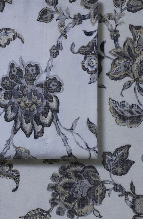 Azores Home Ayana Floral Cotton Flannel Sheet Set In Multi