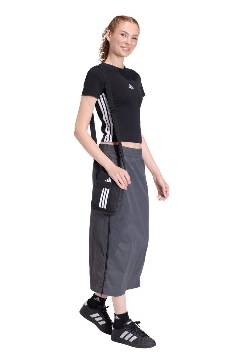 adidas The City Tech Woven Zip Midi Skirt, Alternate, color, Grey Six