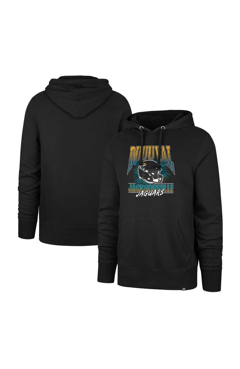 '47 Men's '47 Black Jacksonville Jaguars Regional Headline Pullover Hoodie, Alternate, color, Black