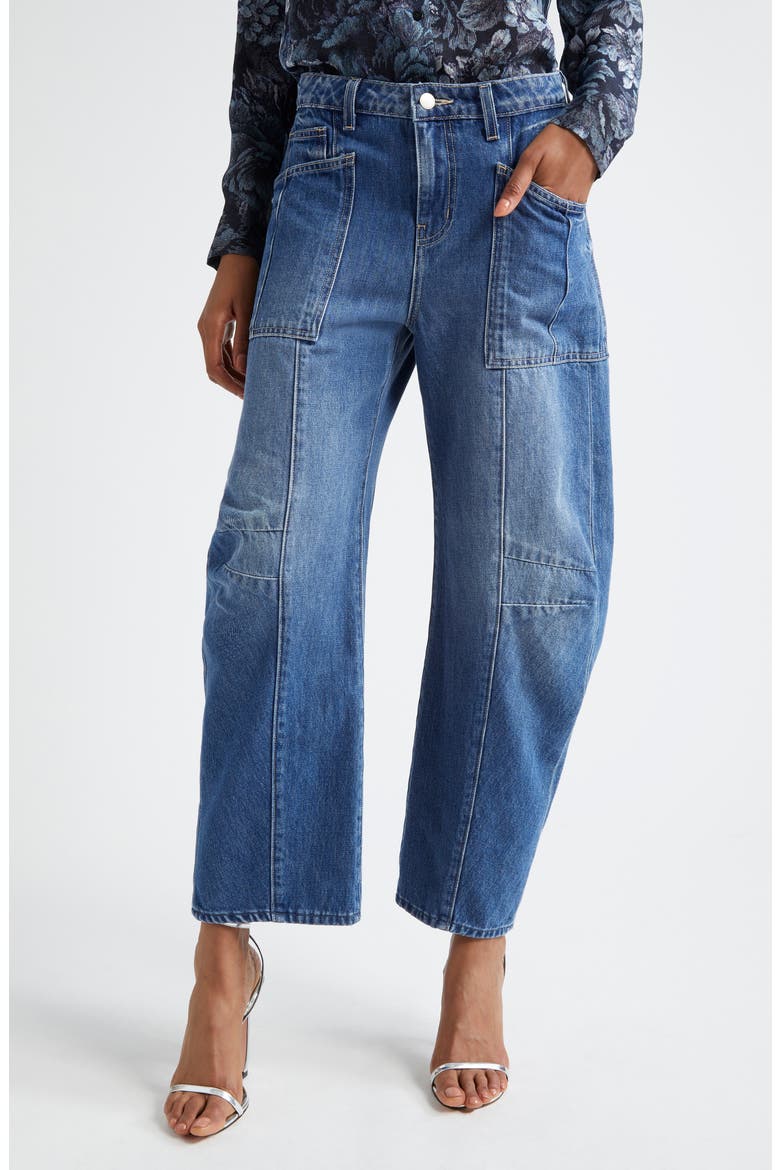 Cody High Waist Rodeo Jeans, Main, color, BRENTWOOD