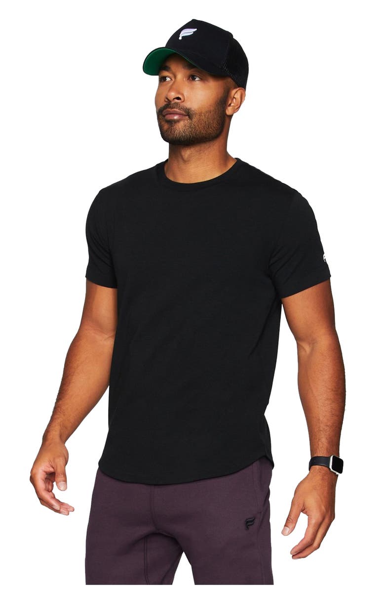 Fabletics The 24-7 Tee Curved Hem, Main, color,