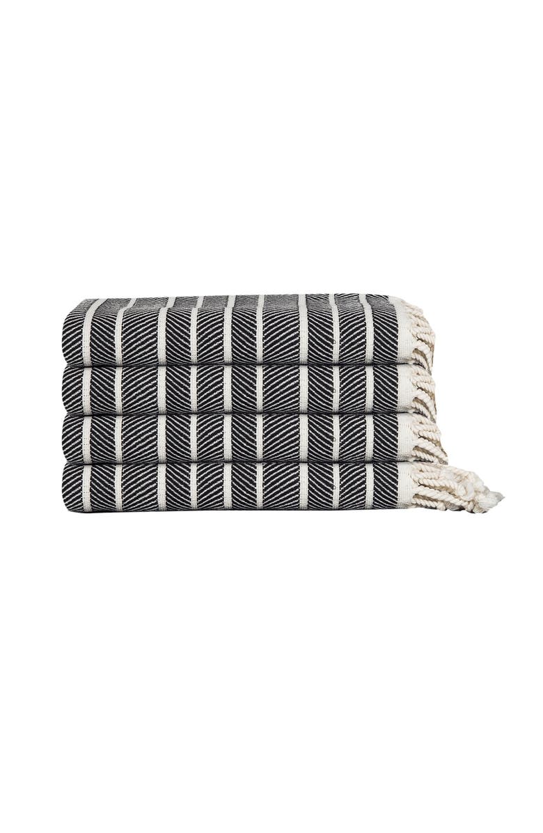 Olive & Linen Cloud Soft Turkish Hand / Kitchen Towel Bundle, Main, color, 