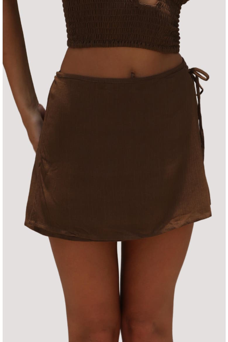 Sola Miniskirt Cover-Up, Main, color, COCONUT OIL