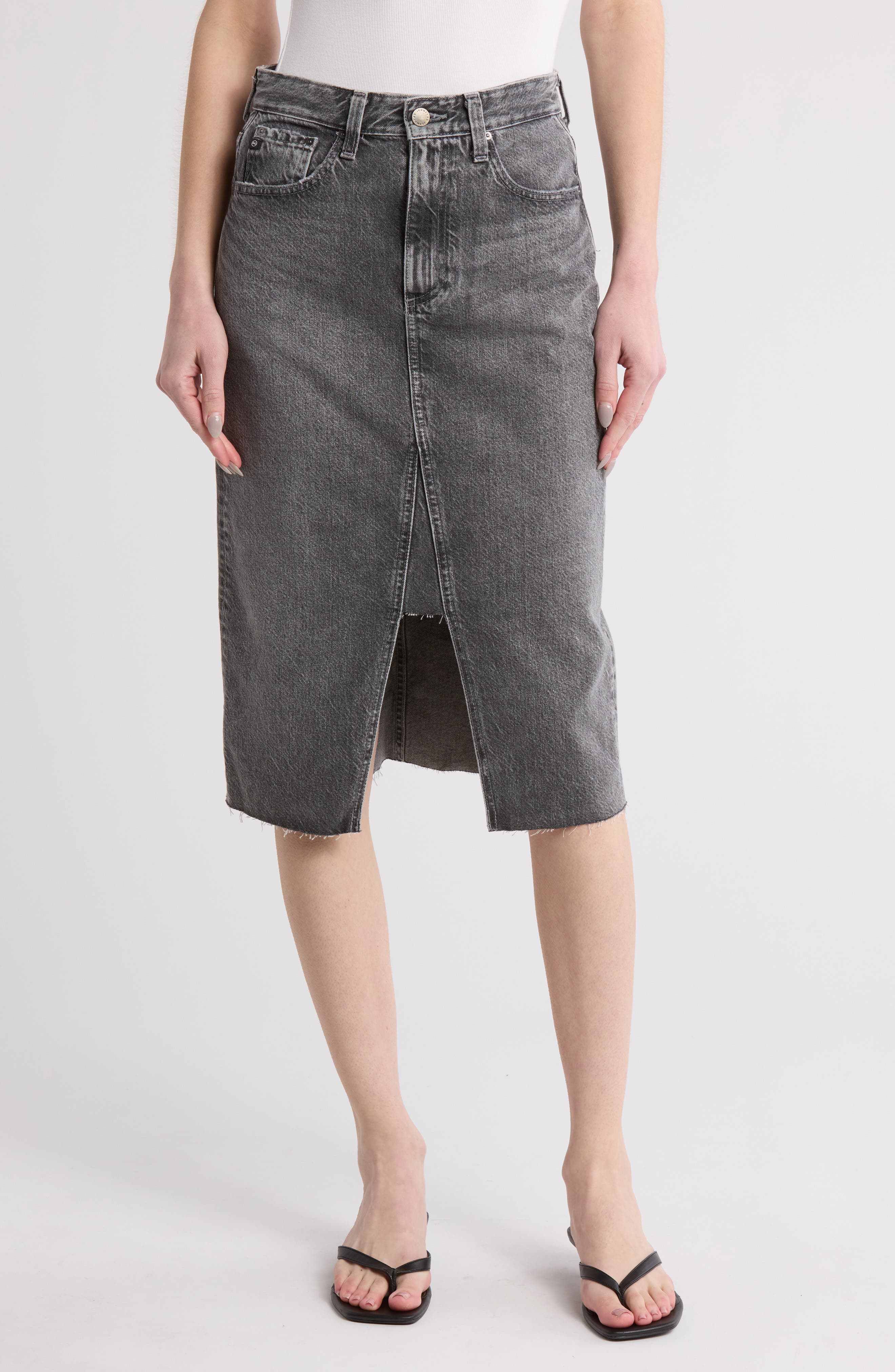 AG Haruko Denim A-Line Skirt