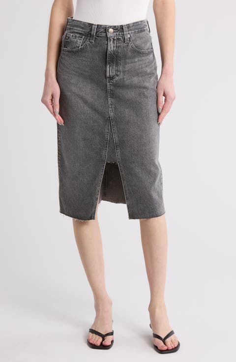 Haruko Denim A-Line Skirt