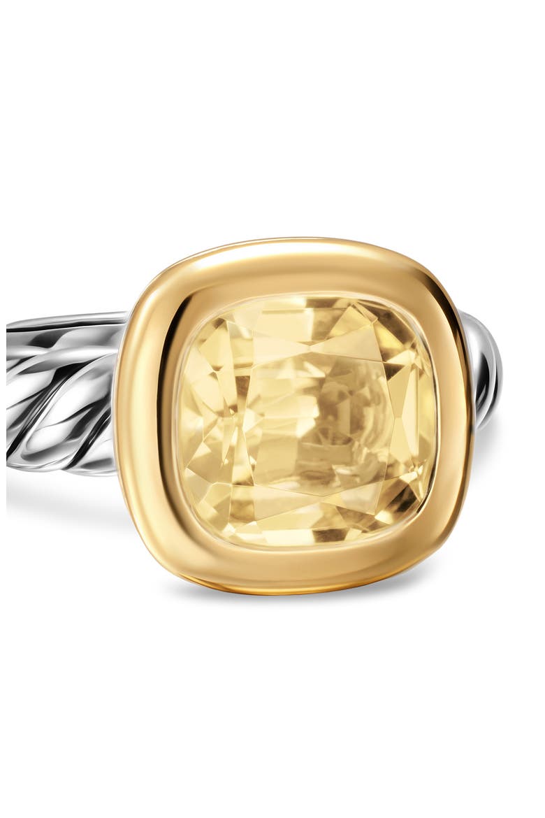 Mercer® Color Stone Ring, 10mm, Alternate, color, CHAMPAGNE CITRINE