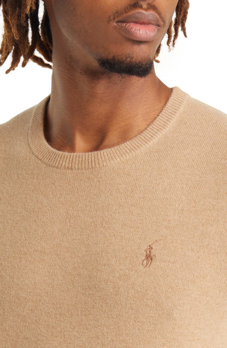 Polo Ralph Lauren Cashmere Crewneck Sweater, Alternate, color, 
