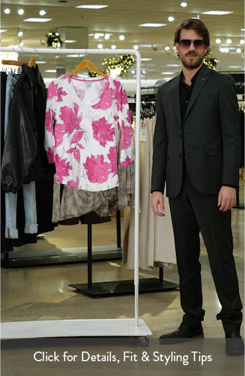 Ashby Isles Floral Cotton T-Shirt, sales video thumbnail