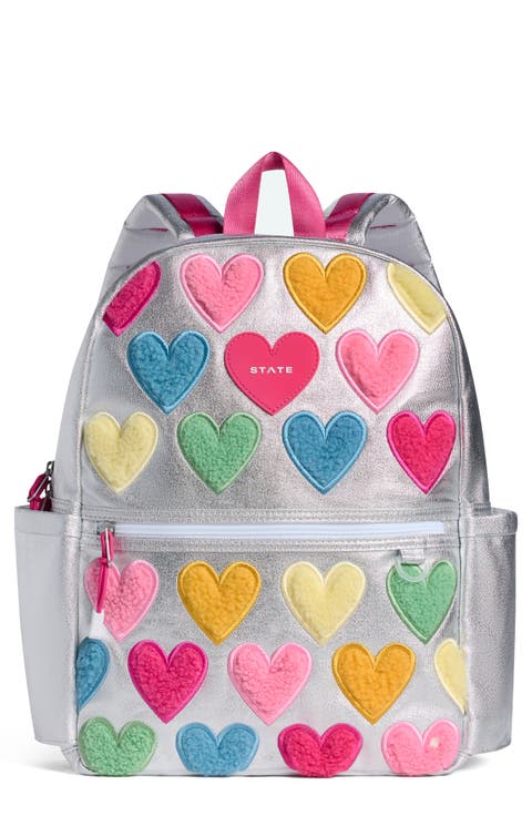 Kids' Kane Fuzzy Hearts Backpack