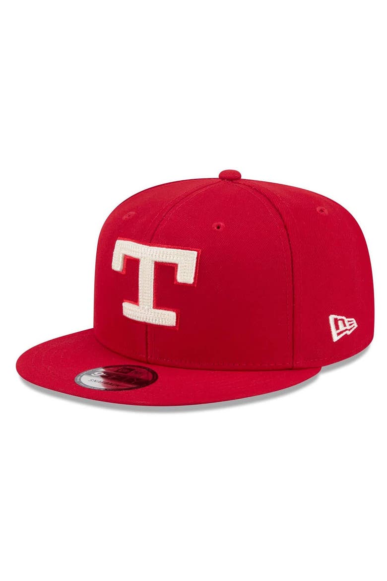 Youth New Era  Red Texas Rangers 2026 City Connect 9FIFTY Snapback Hat, Main, color, Red