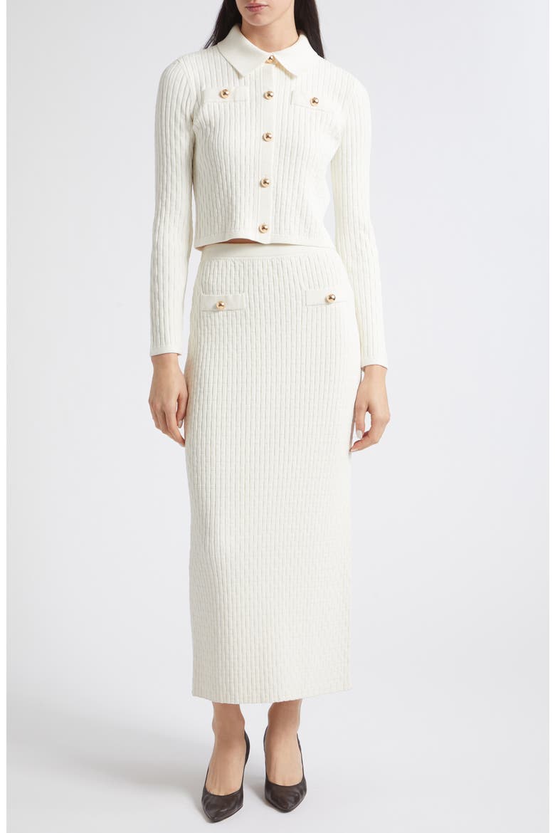 Posie Collared Jacket, Alternate, color, IVORY