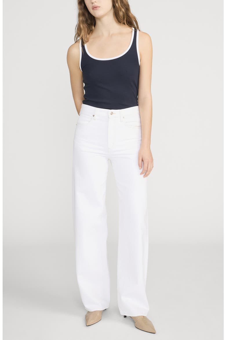 The Sporty Rib Tank, Alternate, color, NAVY