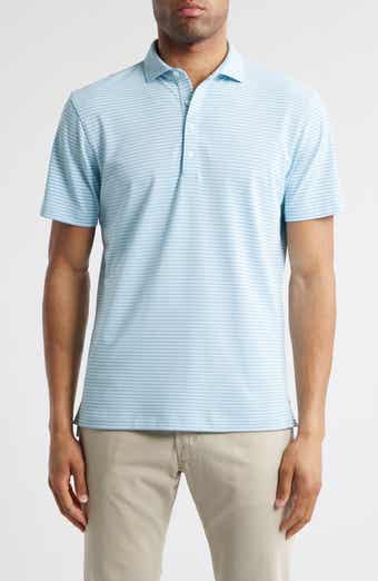 Stetsons Stripe Performance Jersey Polo