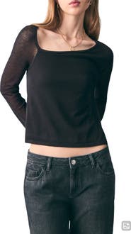 MANGO TEEN Asymmetric Neck Top