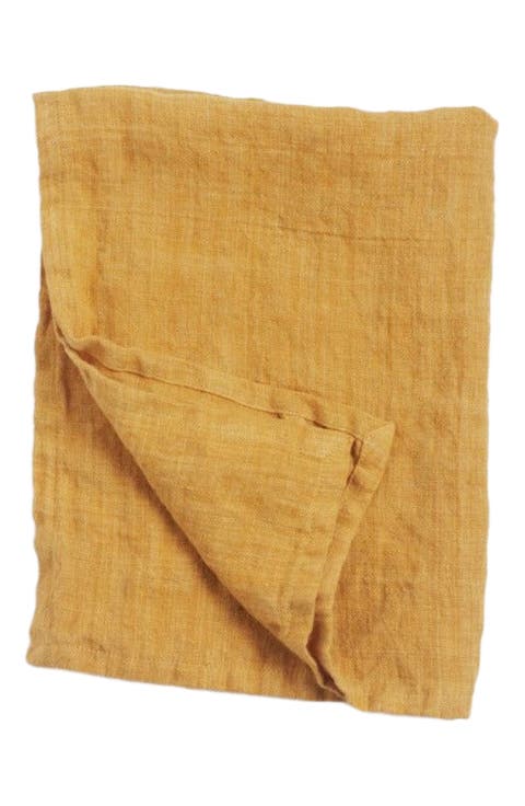 Stone Washed Linen Tea Towel