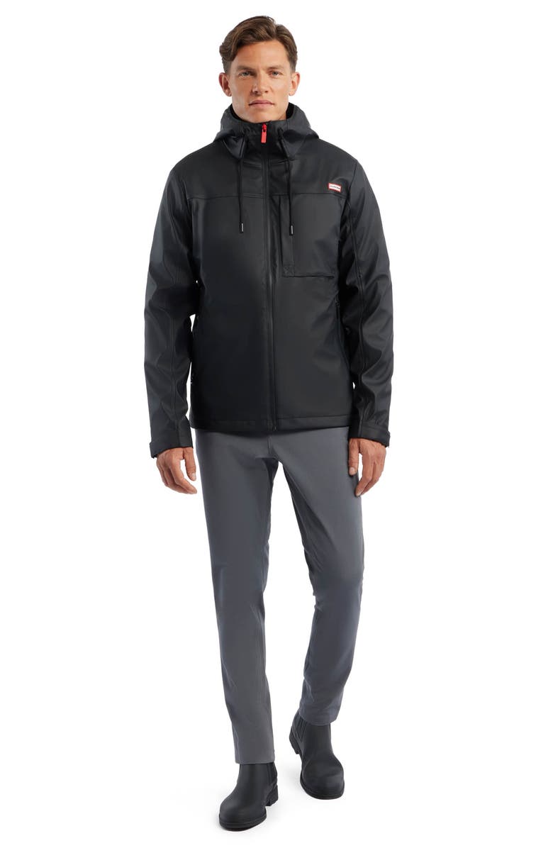 Hunter Mill Waterproof Rain Jacket, Alternate, color, Black
