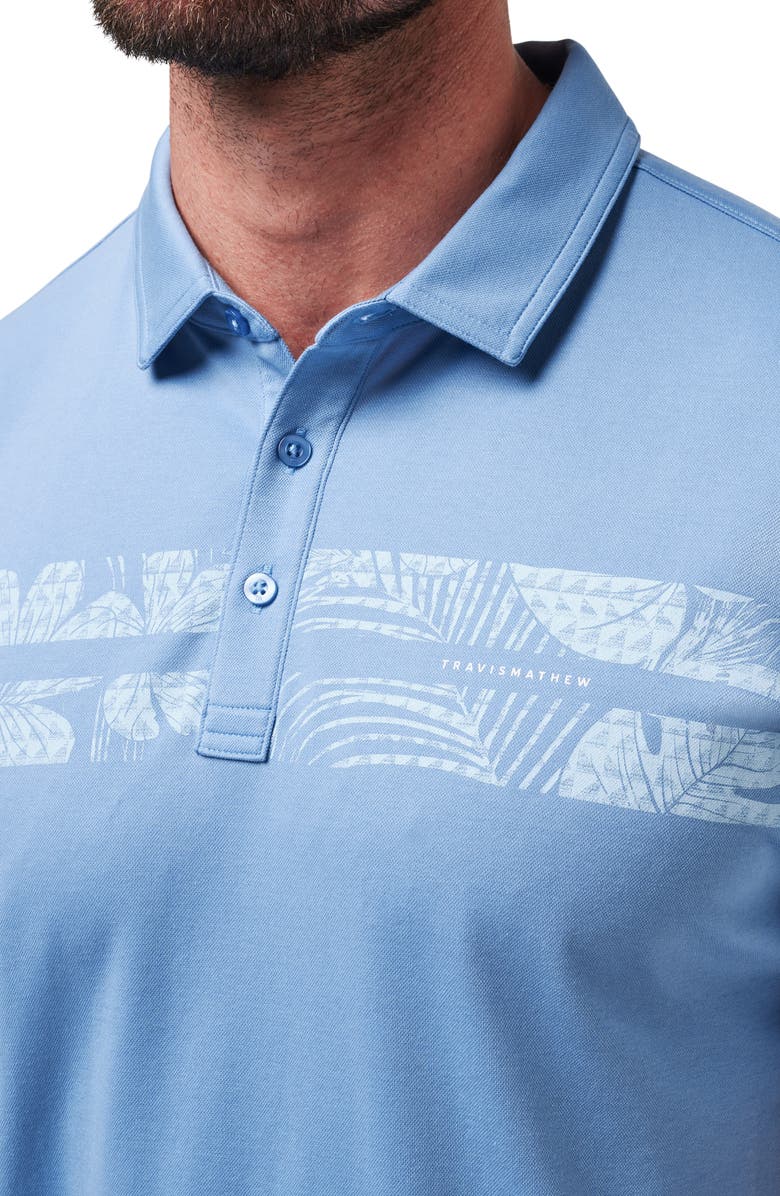 TravisMathew Leid Back Polo, Alternate, color, Quiet Harbor