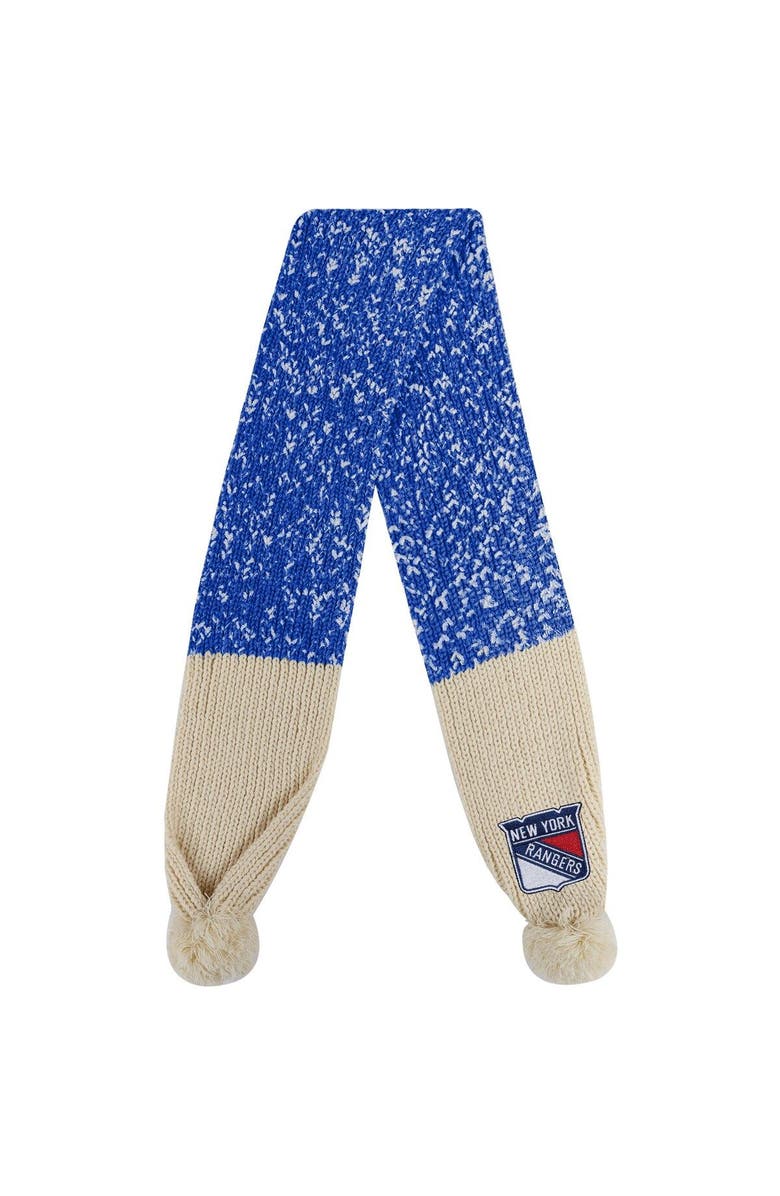 FOCO New York Rangers Confetti Scarf with Pom, Alternate, color, 