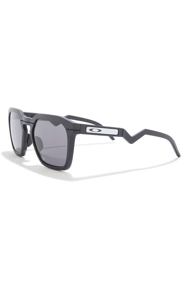 Oakley HSTN 54mm Square Sunglasses, Alternate, color, Matte Black / Prizm Grey
