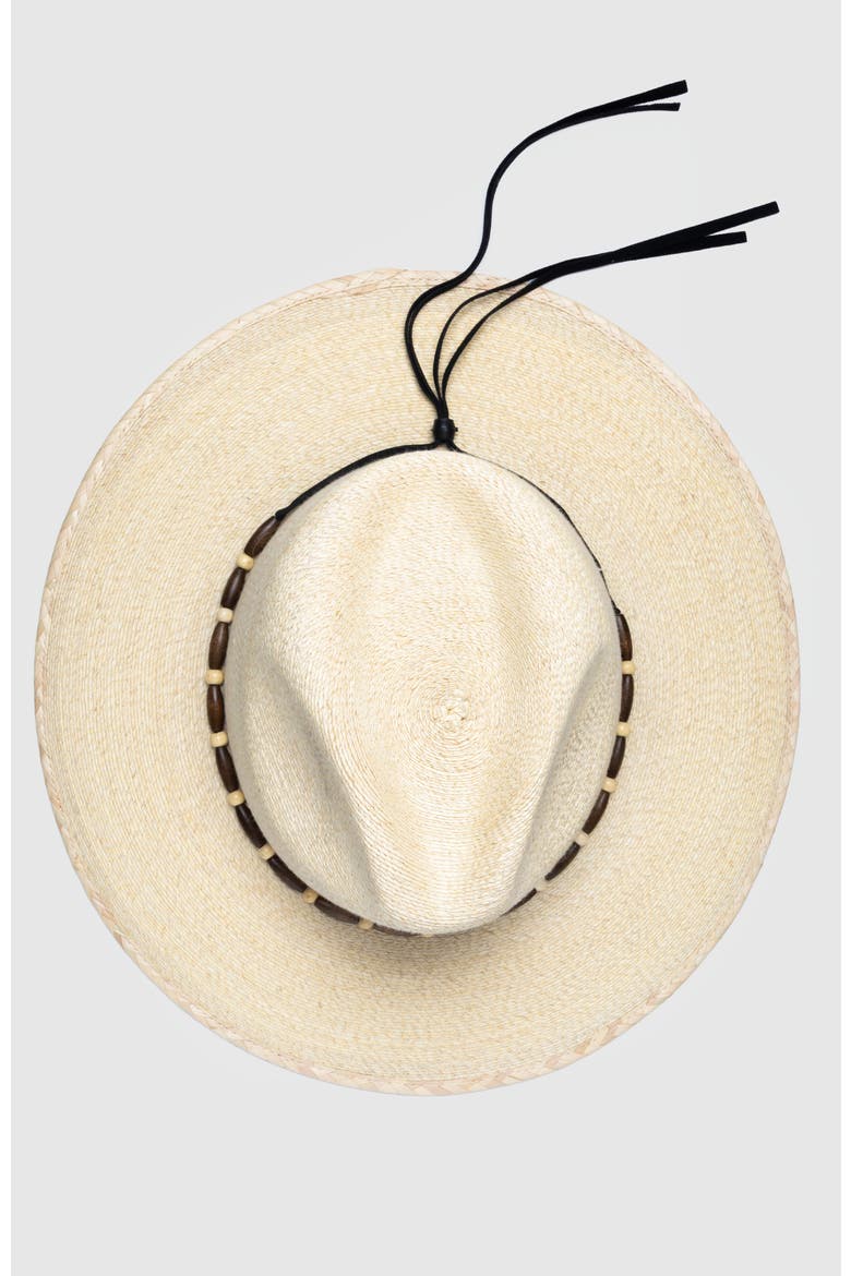 Willow  Handwoven Straw Sun Hat - Bohemian Summer Fedora, Alternate, color, Natural / Brown