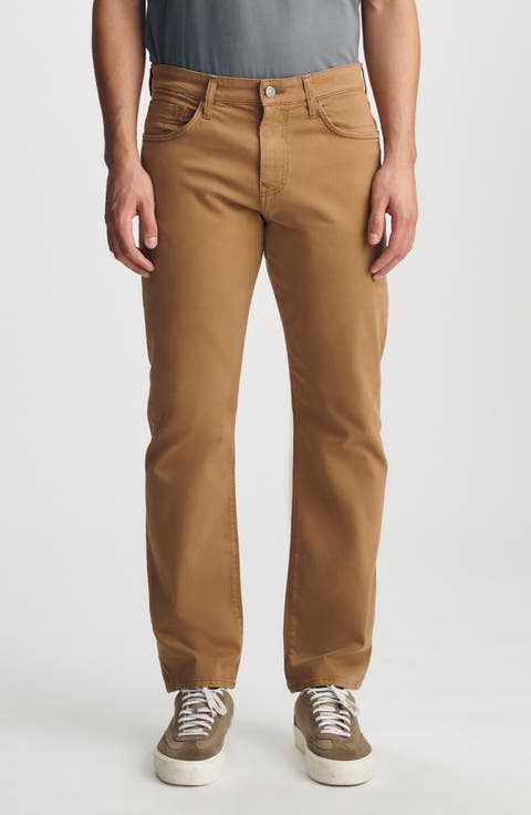 Matt Relaxed Straight Leg Twill Pants