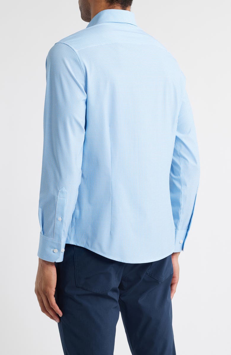 Mizzen+Main Leeward Trim Fit No Tuck Microdot Button-Up Shirt, Alternate, color, Provence Circle Print