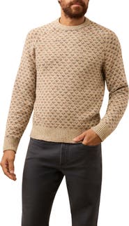 Faherty Donegal Crewneck Wool Blend Sweater