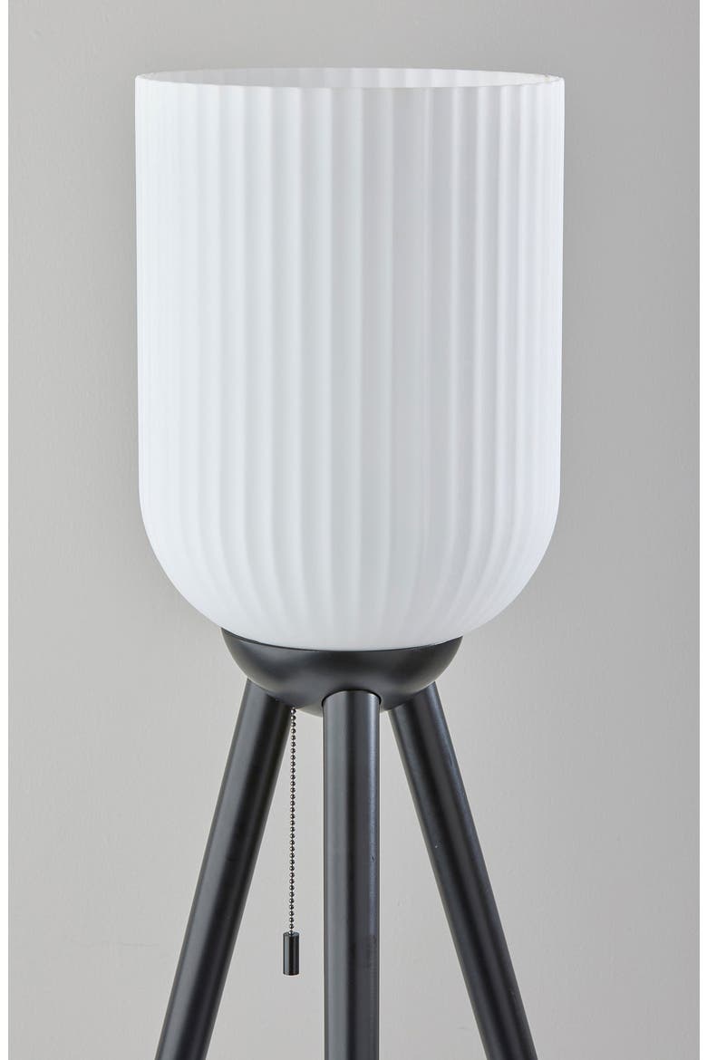 Kinsley Floor Lamp, Alternate, color, BLACK