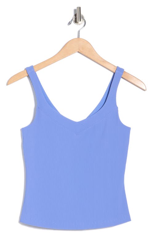 Beyond Yoga Refocus Rib Racerback Tank In Blue
