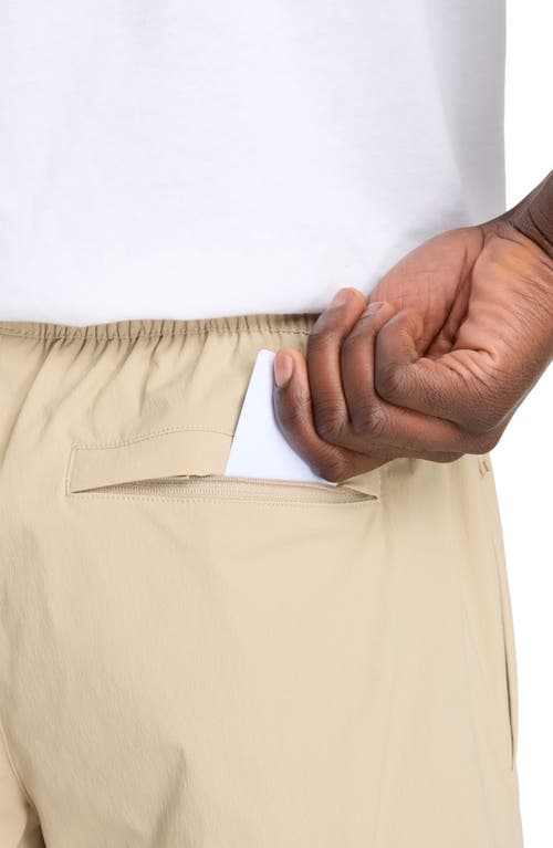 New Balance Athletics Woven Stretch Nylon Shorts In Neutral