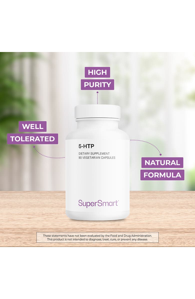 SuperSmart 5-HTP 100mg Per Day, Alternate, color, NO COLOR