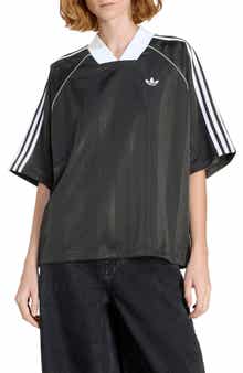 3-Stripes Jacquard V-Neck Top