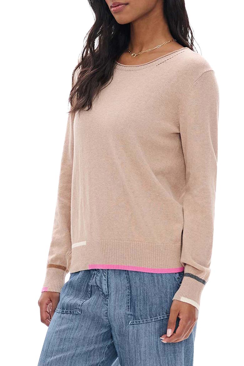 Eden Crewneck Sweater, Alternate, color, OATMEAL MELANGE